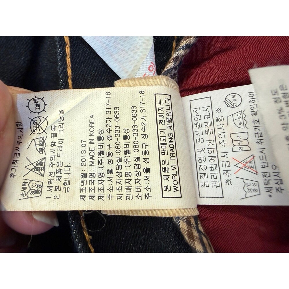EVISU No 1 Unique 2013 Denim Jeans Size 28 NEW - Picture 12 of 12